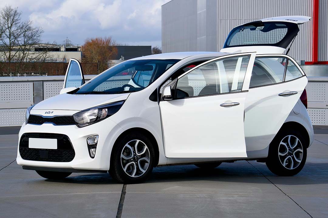 An example of a Kia Picanto for rent in Costa Rica at CBX Rent A Car