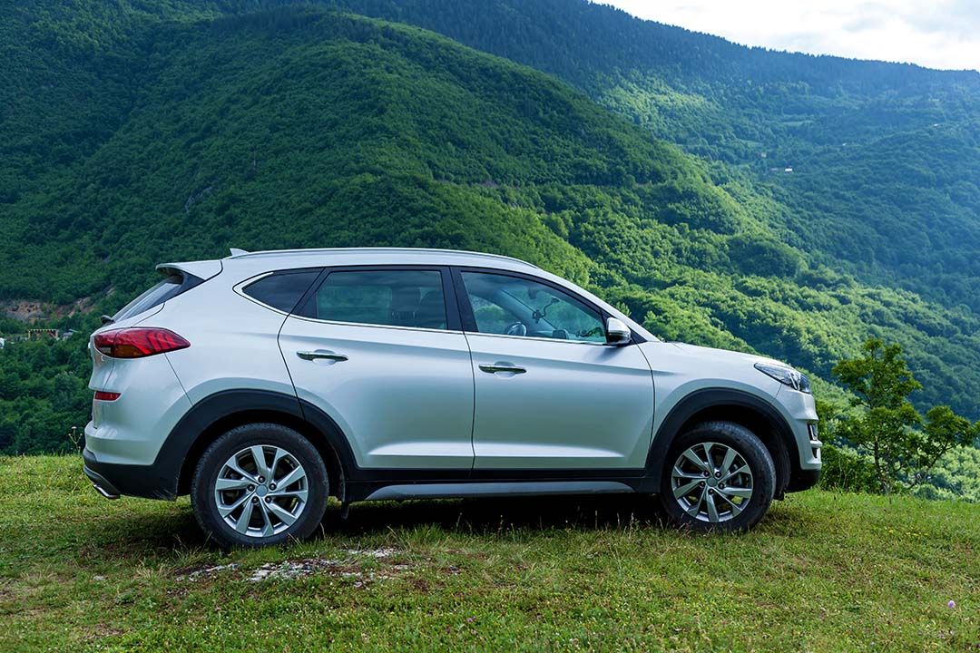 Example of a Hyundai Tucson for rent in Costa Rica at CBX Rent A Car